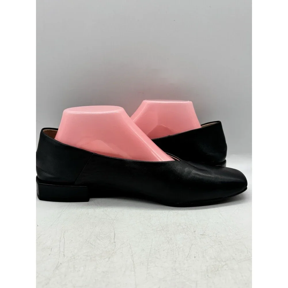 Sam Edelman Kasey Ballet Flats Black Leather Women’s Sz 9 Square Toe